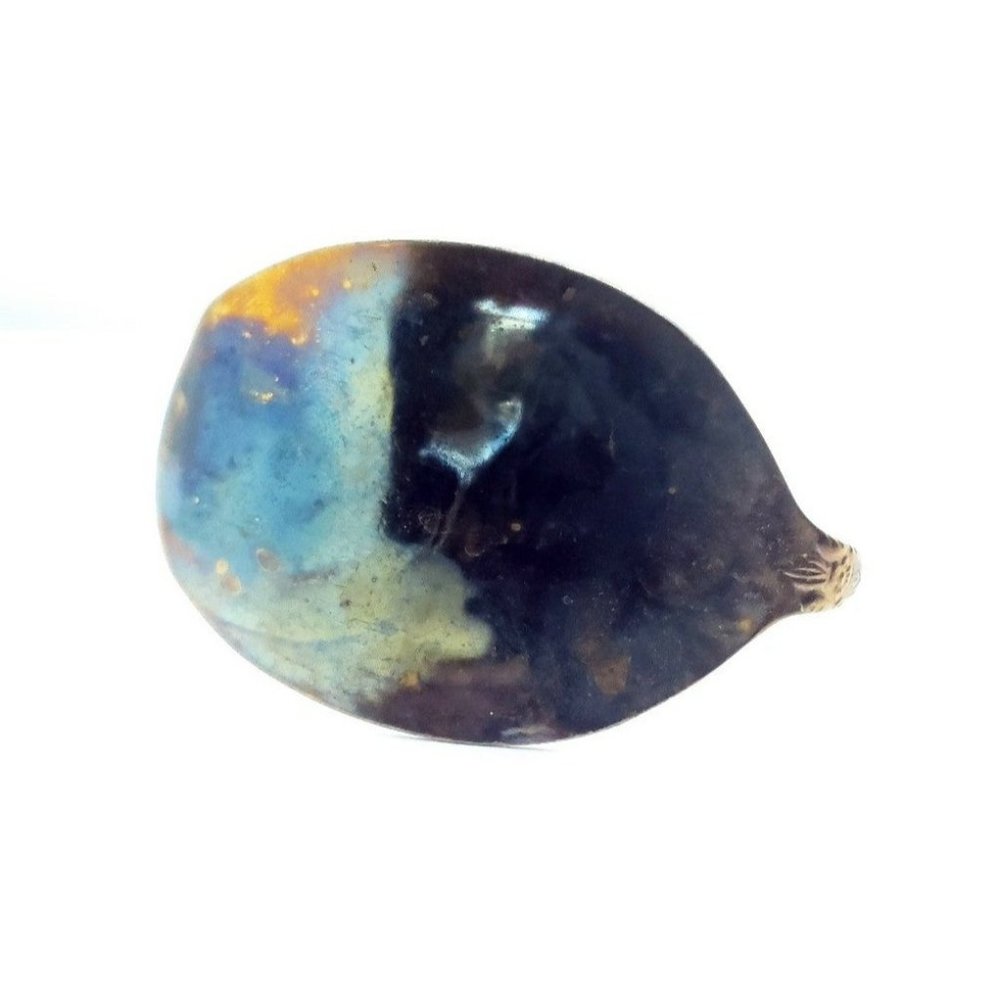 Gold plated rainbow spoon cuff bracelet handmade